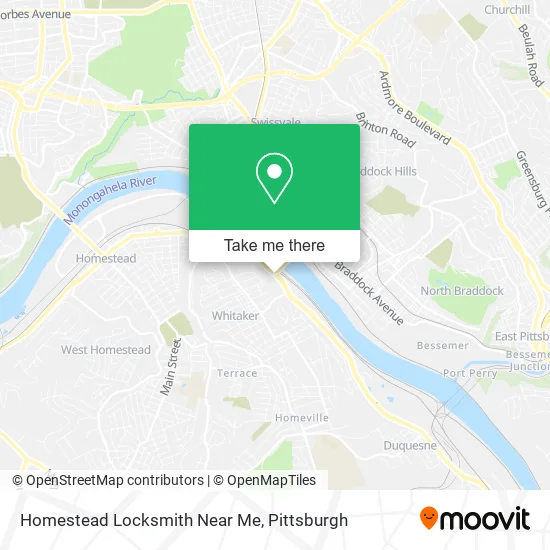 Homestead Locksmith Near Me map