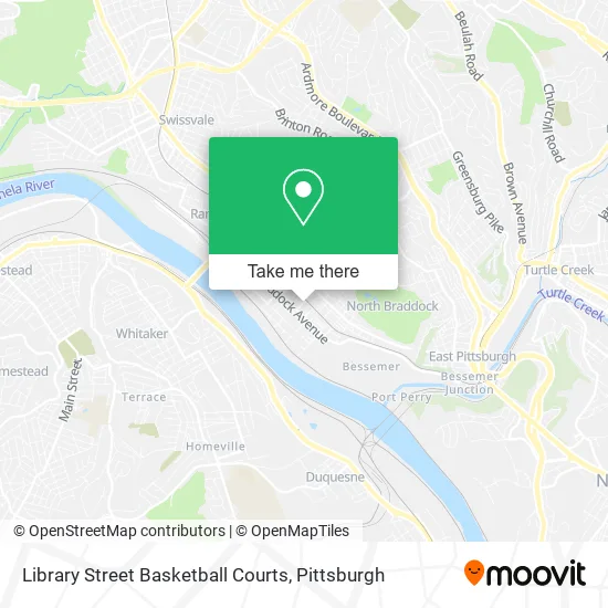 Library Street Basketball Courts map