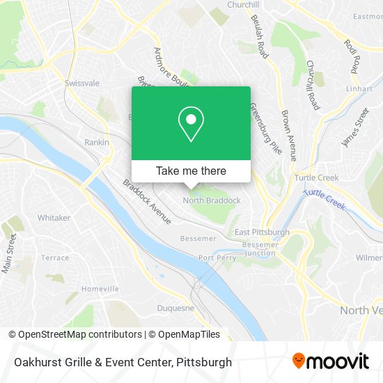 Oakhurst Grille & Event Center map