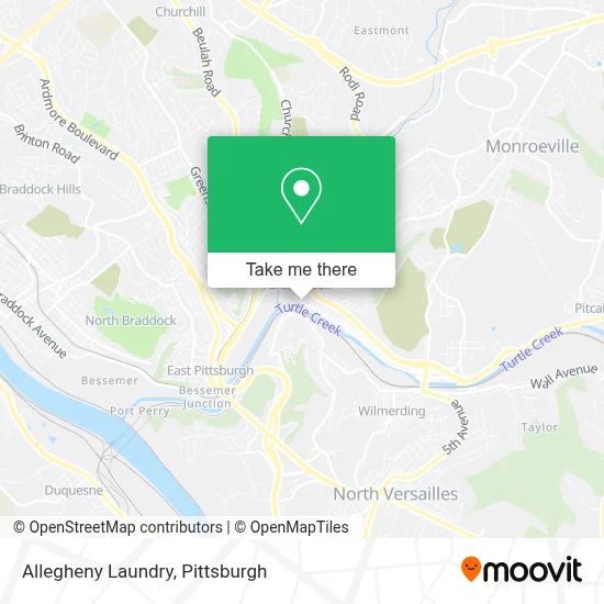 Allegheny Laundry map
