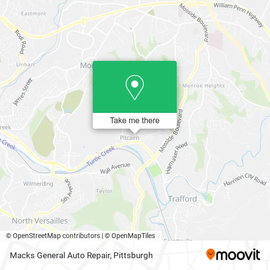 Macks General Auto Repair map