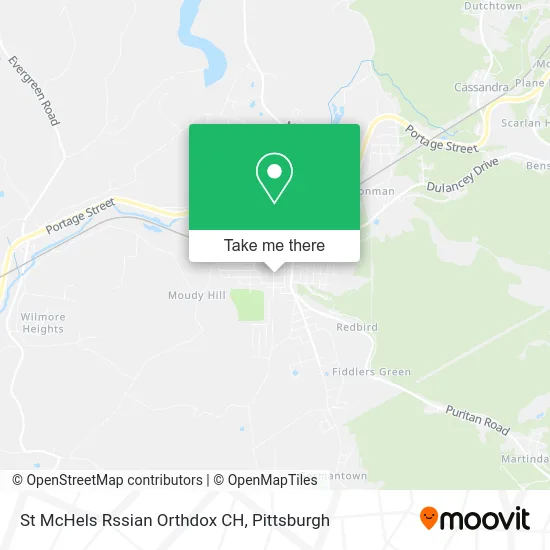 St McHels Rssian Orthdox CH map