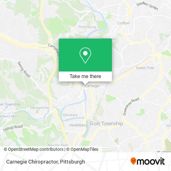 Mapa de Carnegie Chiropractor