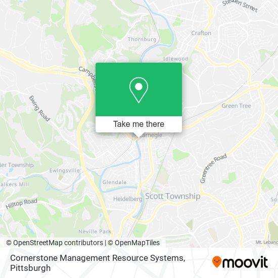 Cornerstone Management Resource Systems map