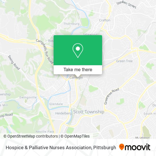 Hospice & Palliative Nurses Association map