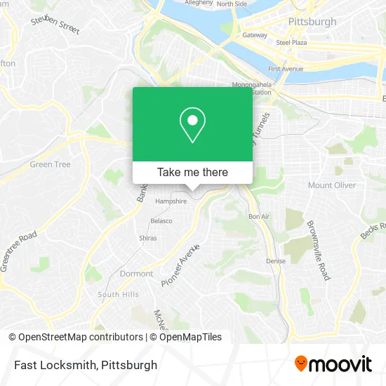 Fast Locksmith map