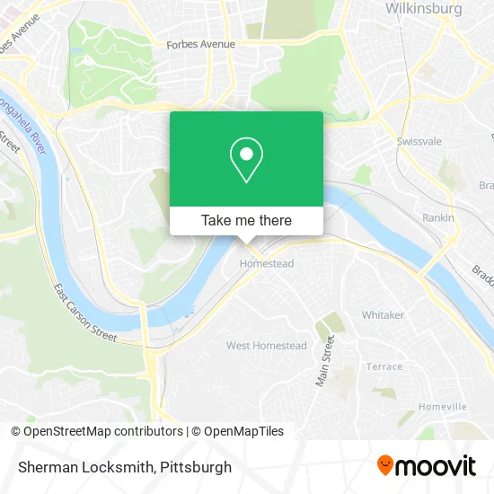 Sherman Locksmith map