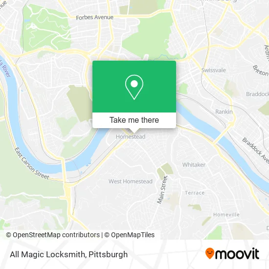 Mapa de All Magic Locksmith