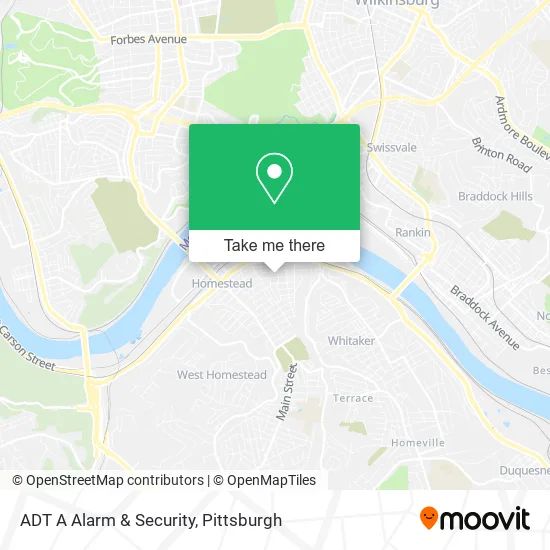 ADT A Alarm & Security map