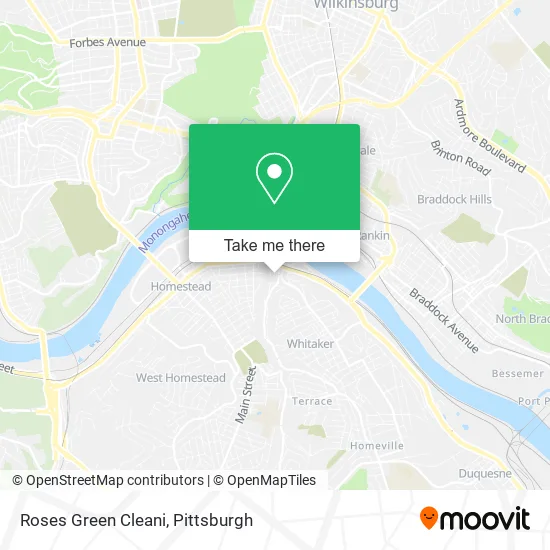 Roses Green Cleani map