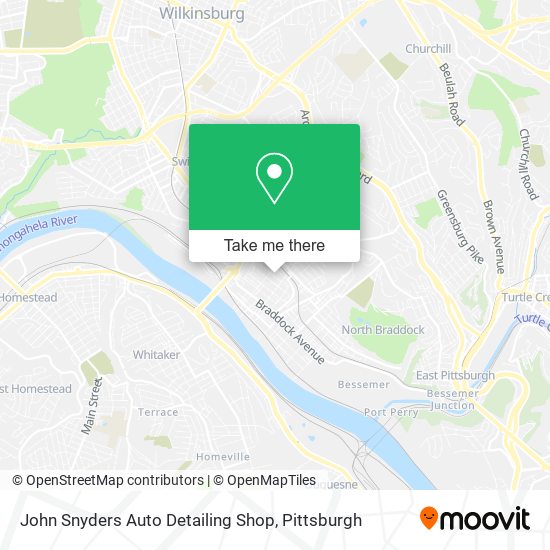 Mapa de John Snyders Auto Detailing Shop