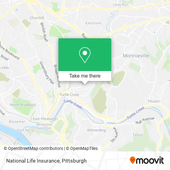 National Life Insurance map