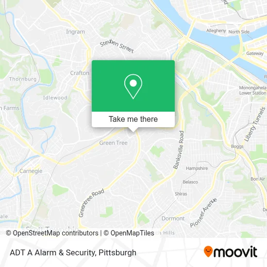 ADT A Alarm & Security map