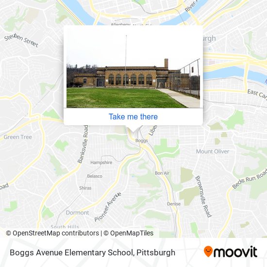 Boggs Avenue Elementary School map