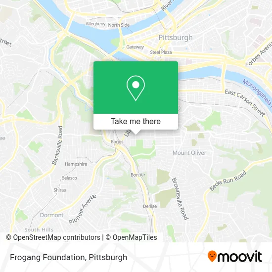 Frogang Foundation map
