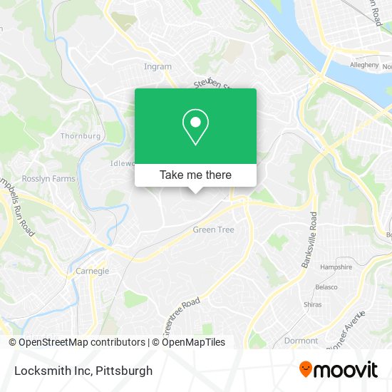 Locksmith Inc map