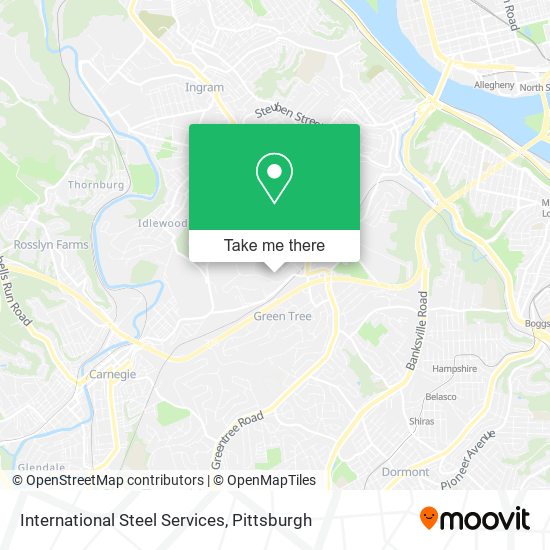 International Steel Services map