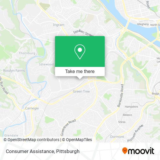 Consumer Assistance map