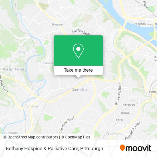 Mapa de Bethany Hospice & Palliative Care