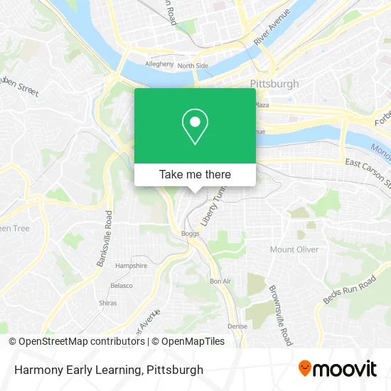 Mapa de Harmony Early Learning