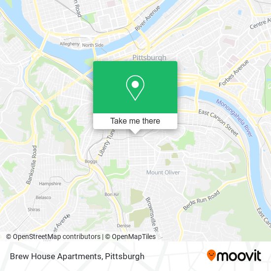 Brew House Apartments map