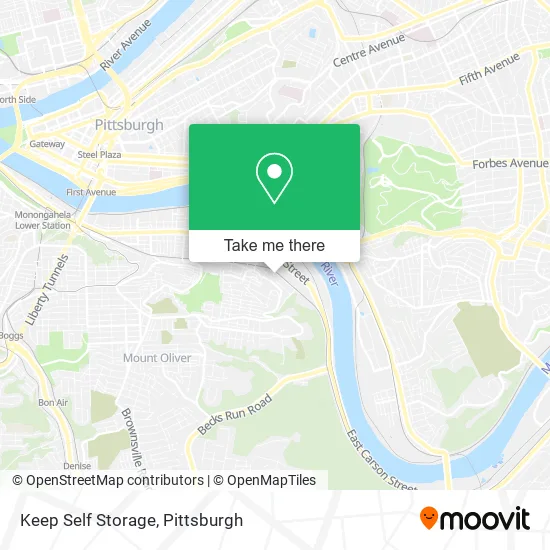 Keep Self Storage map