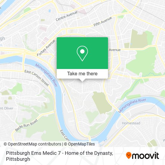 Mapa de Pittsburgh Ems Medic 7 - Home of the Dynasty