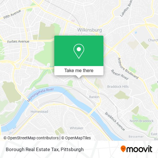 Mapa de Borough Real Estate Tax