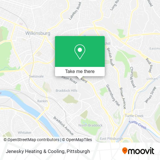 Jenesky Heating & Cooling map