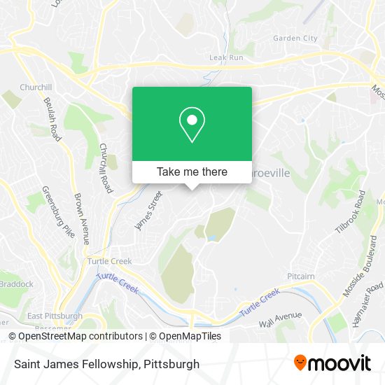 Saint James Fellowship map