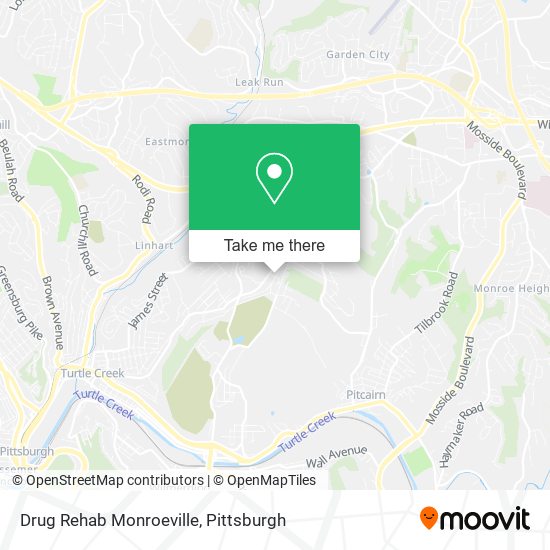 Mapa de Drug Rehab Monroeville