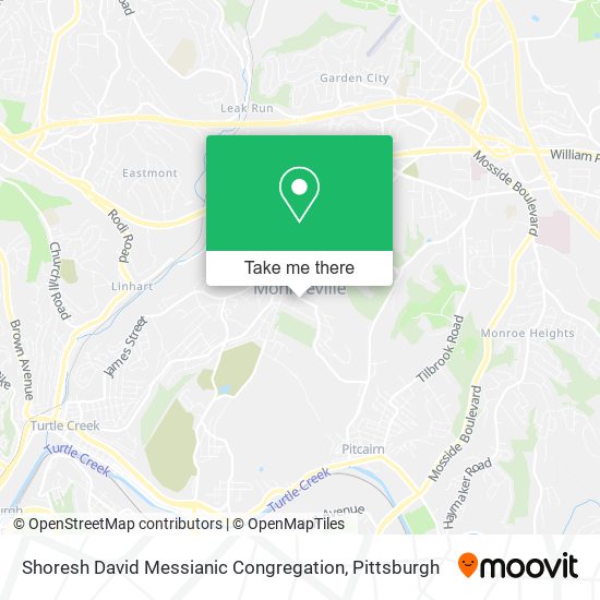 Mapa de Shoresh David Messianic Congregation