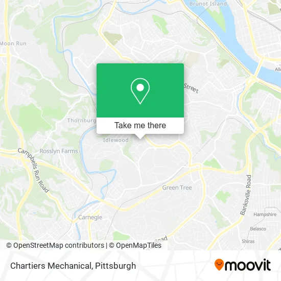 Chartiers Mechanical map