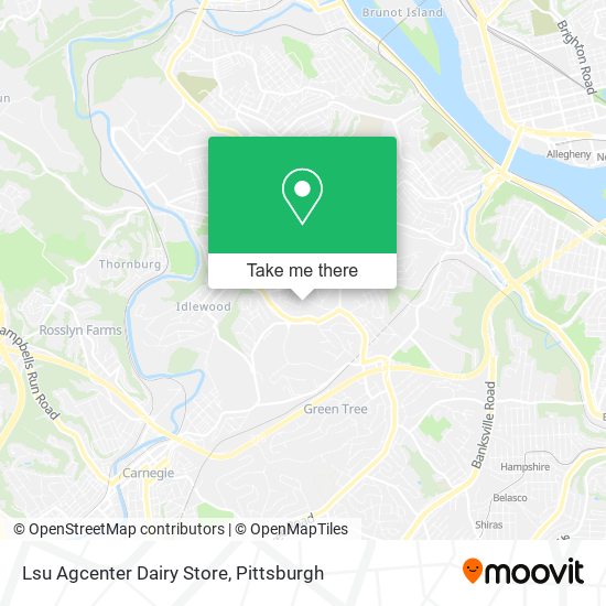 Mapa de Lsu Agcenter Dairy Store