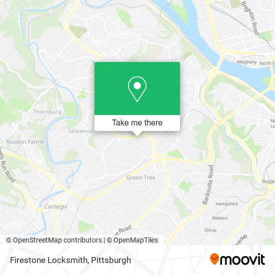 Firestone Locksmith map