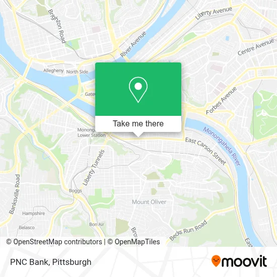 PNC Bank map