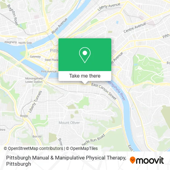 Pittsburgh Manual & Manipulative Physical Therapy map