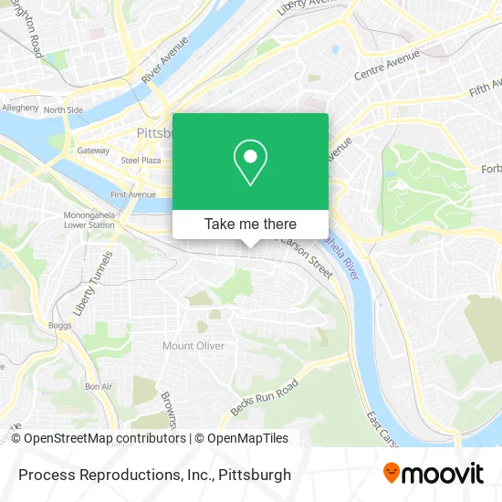 Process Reproductions, Inc. map