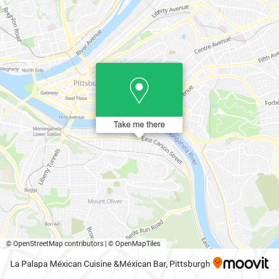 La Palapa Méxican Cuisine &Méxican Bar map