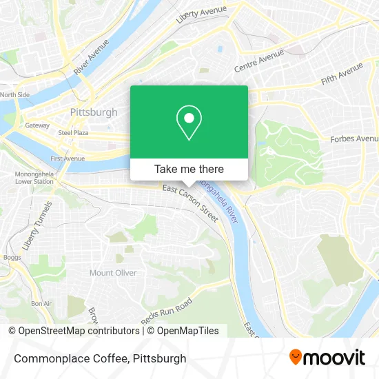 Commonplace Coffee map