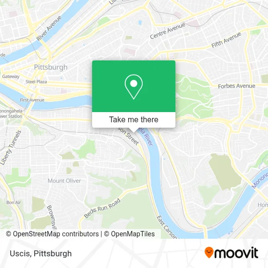 Uscis map