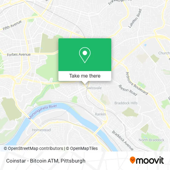 Coinstar - Bitcoin ATM map