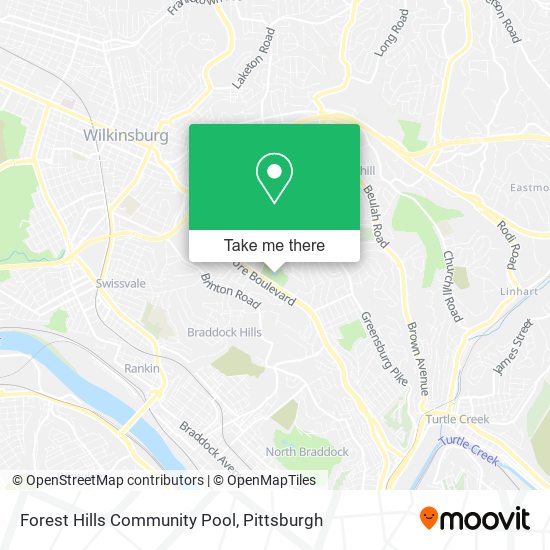 Forest Hills Community Pool map