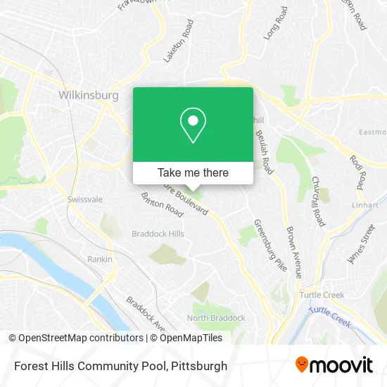 Forest Hills Community Pool map