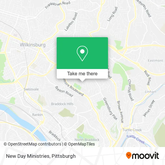 New Day Ministries map