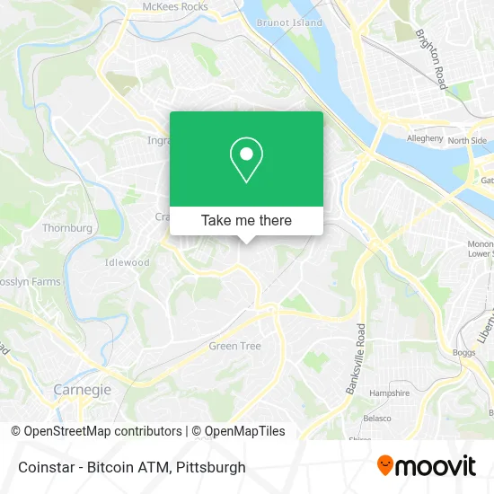 Coinstar - Bitcoin ATM map