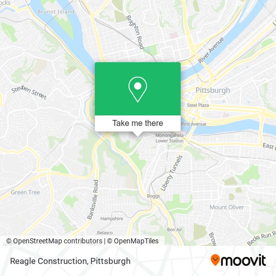 Reagle Construction map