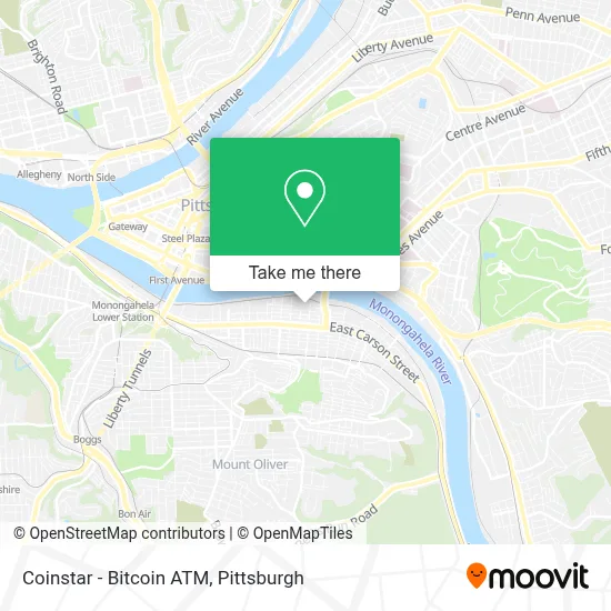 Coinstar - Bitcoin ATM map