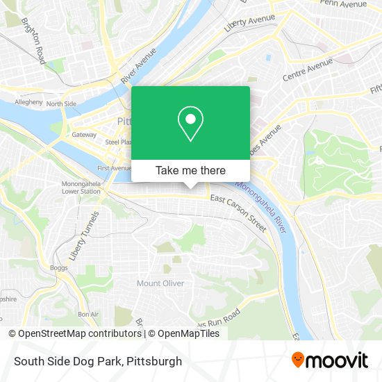 South Side Dog Park map