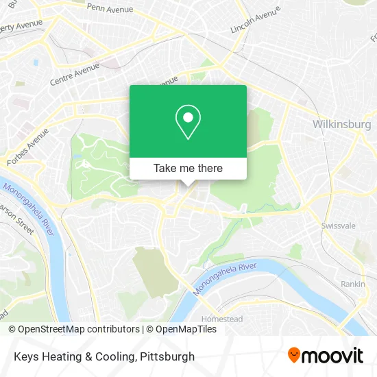 Keys Heating & Cooling map